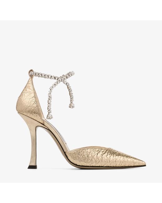 Jimmy Choo Metallic Stevie 100