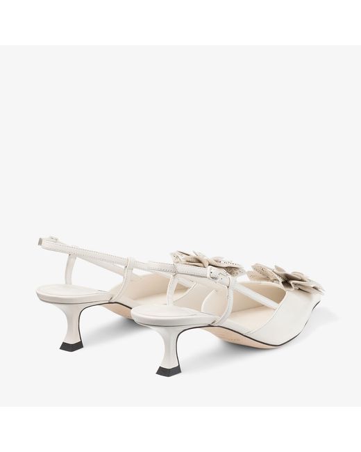 Jimmy Choo Natural Mimmi Sling Back 50