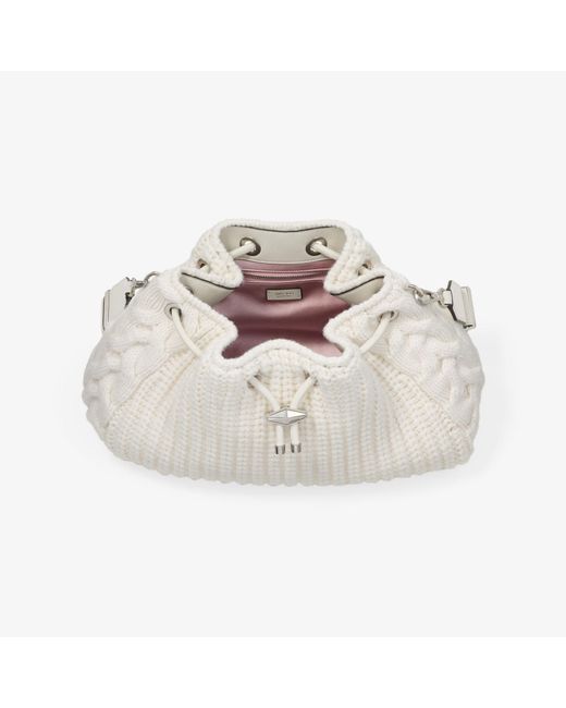 Jimmy Choo White Cinch Medium