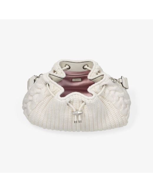Jimmy Choo White Cinch Medium