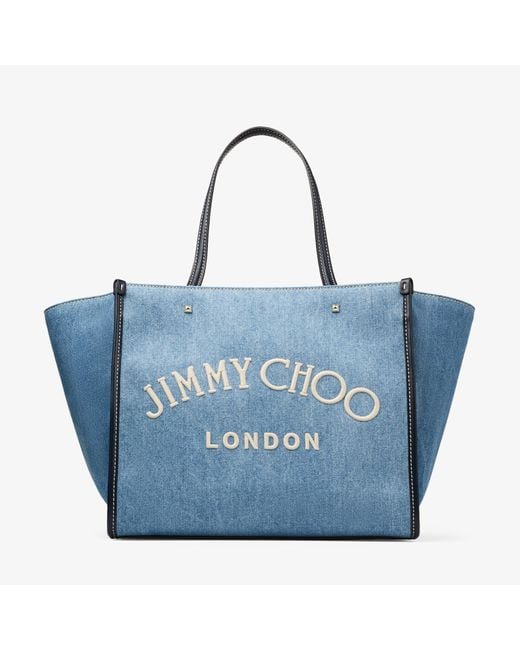 Jimmy Choo Varenne Tote Bag in Blue Lyst