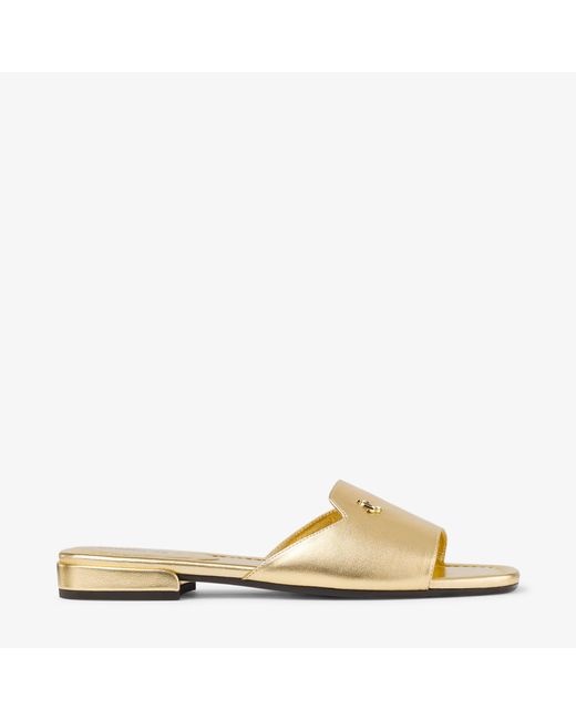 Jimmy Choo Natural Dina Flat