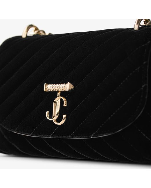 Jimmy Choo Black Curve Cross Body Small