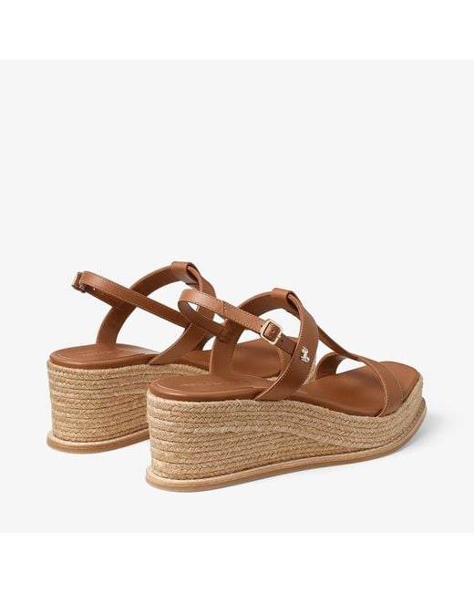 Jimmy Choo Brown Theia Wedge 60