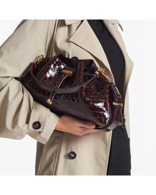 Jimmy Choo Brown Cinch Medium