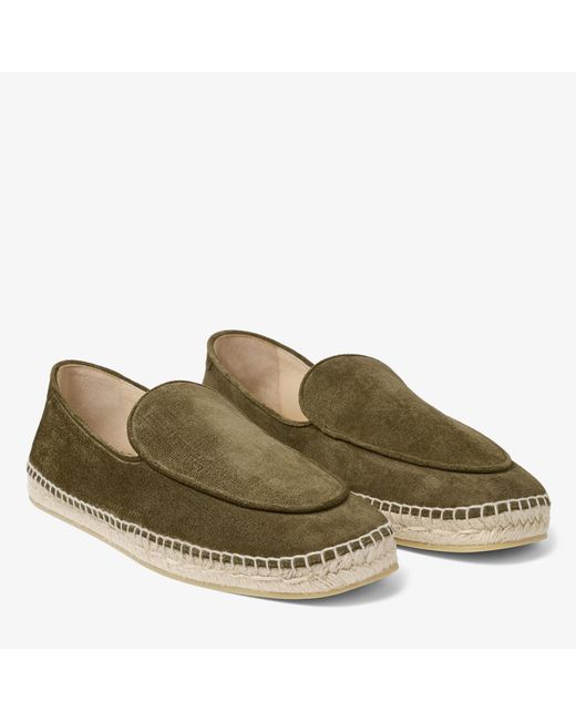 Jimmy Choo Green Shenton Espadrille for men