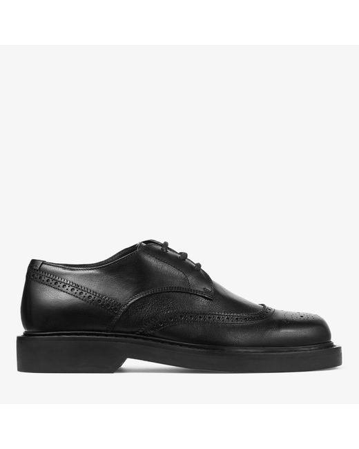 Jimmy Choo Black Rowan Brogue Derby for men