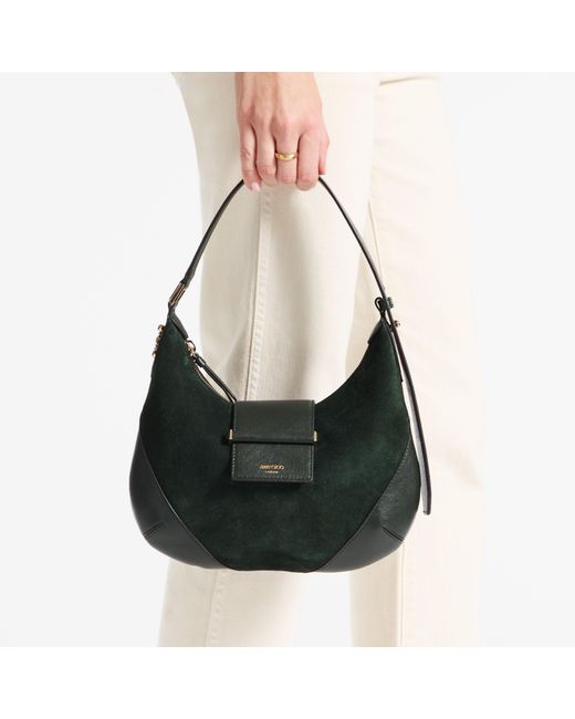 Jimmy Choo Black Bar Hobo Small
