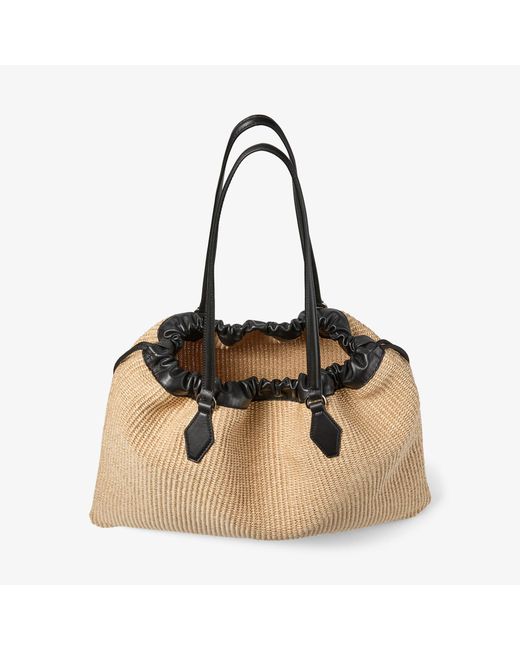 Jimmy Choo Natural Drawstring Tote Large