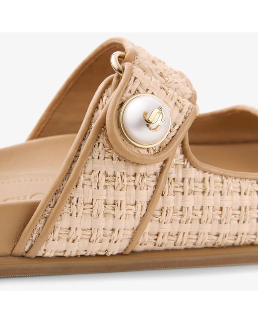 Jimmy Choo Natural Fayence Sandal