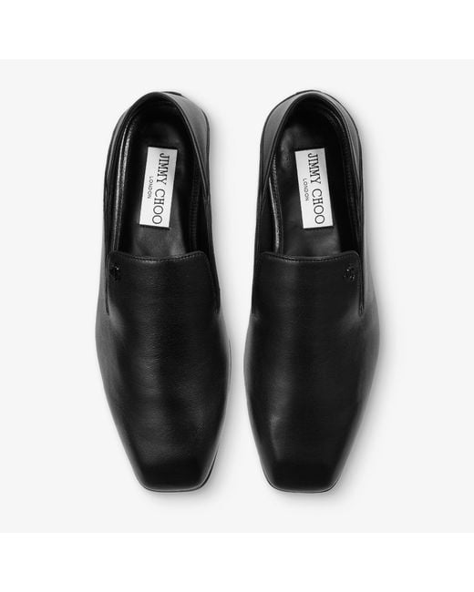 Jimmy Choo Black Eliot Slipper for men