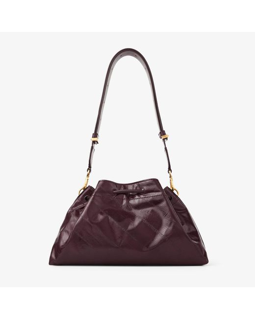 Jimmy Choo Purple Cinch Medium