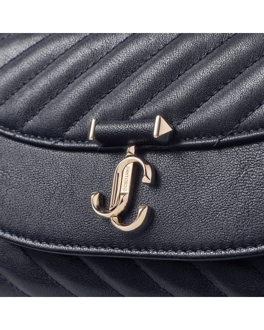 Jimmy Choo Blue Curve Crossbody Small