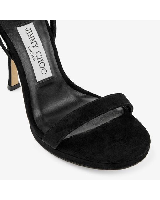 Jimmy Choo Black Moza Platform120