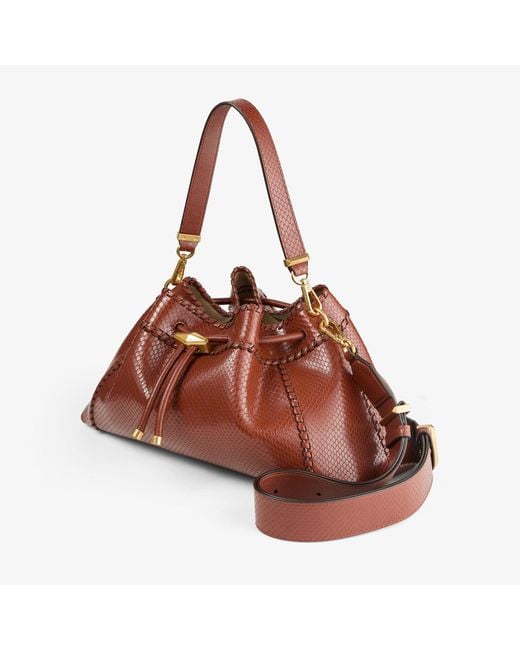 Jimmy Choo Brown Cinch Medium