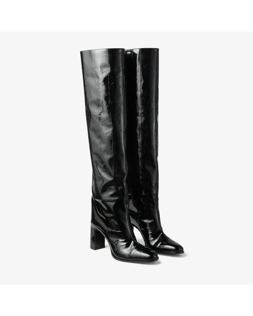 Jimmy Choo Black Caly Over The Knee 85