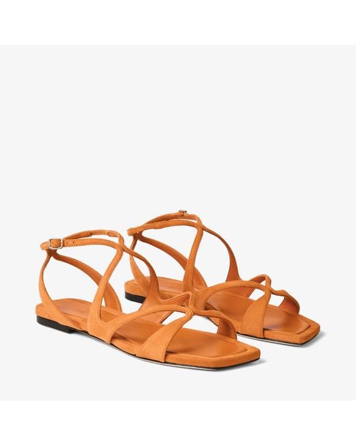 Jimmy Choo Brown Ayla Flat