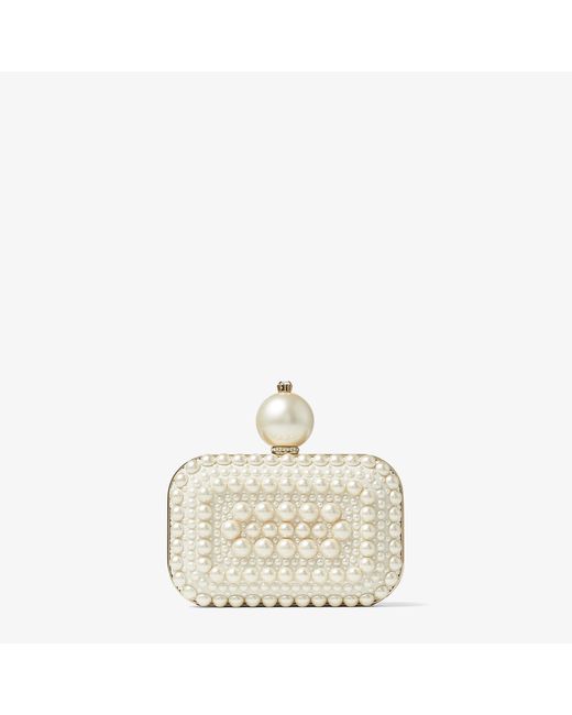 Jimmy Choo White Micro Cloud