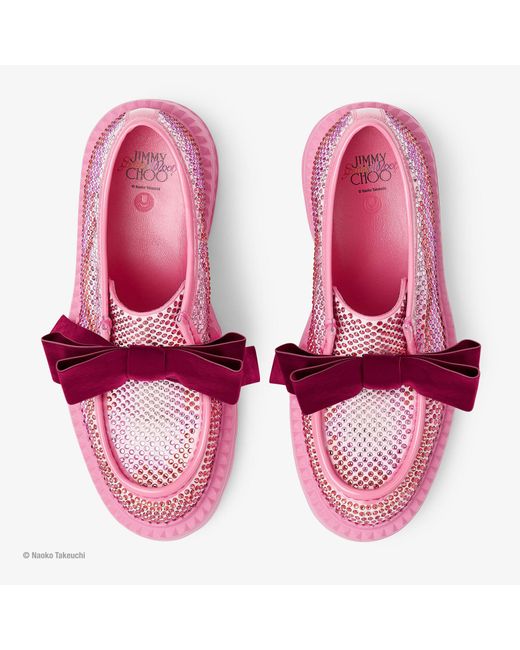 Jimmy Choo Pink Super Sailor Moon Marlow Moccasin