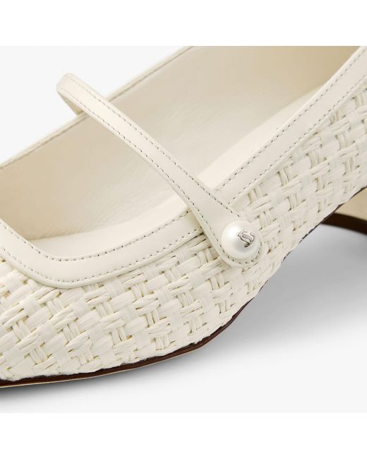 Jimmy Choo White Elisa 45