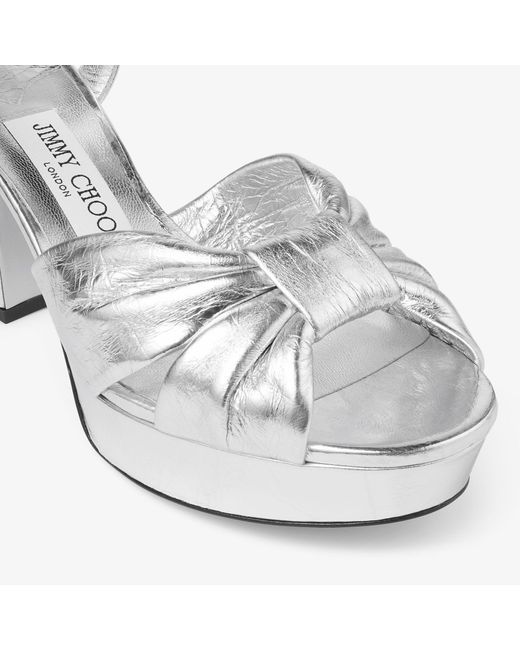 Jimmy Choo Metallic Heloise 80