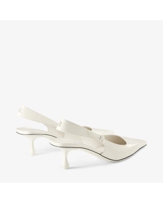 Jimmy Choo White Amel 50