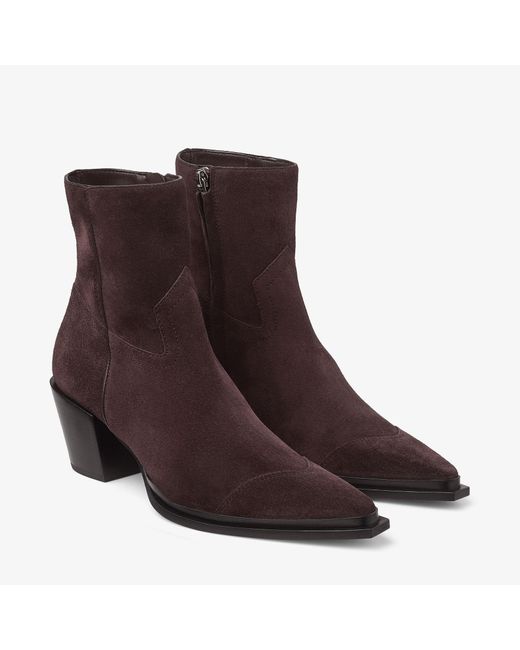 Jimmy Choo Brown Cece Ankle Boot 60