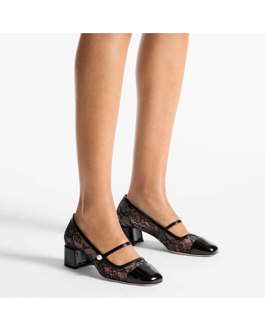 Jimmy Choo Black Elisa 45