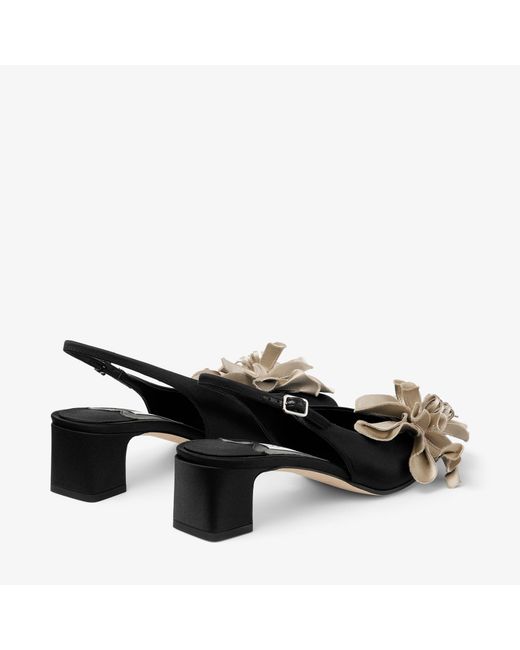 Jimmy Choo Black Eyla Sling Back 45