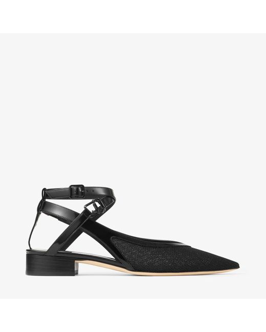 Jimmy Choo Black Jemima Flat