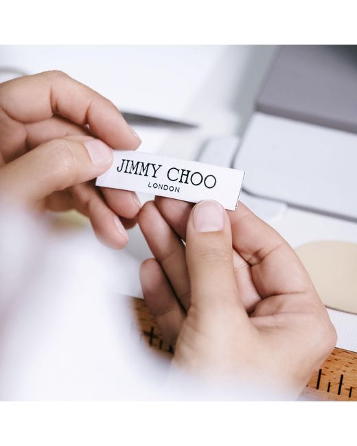 Jimmy Choo White Love flat