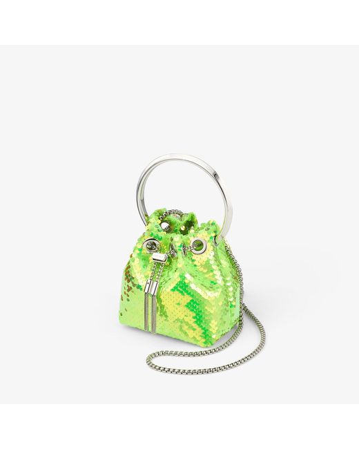 Jimmy Choo Green Micro Bon Bon