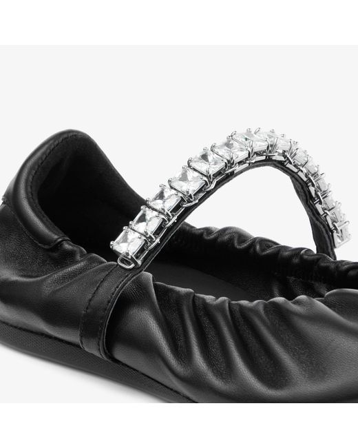 Jimmy Choo Black Jade Ballerina