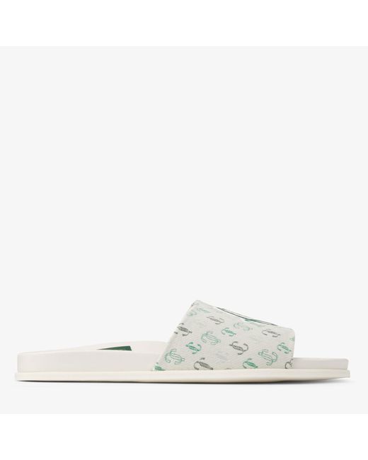 Jimmy Choo Malbon 2.0 Slide M in White für Herren