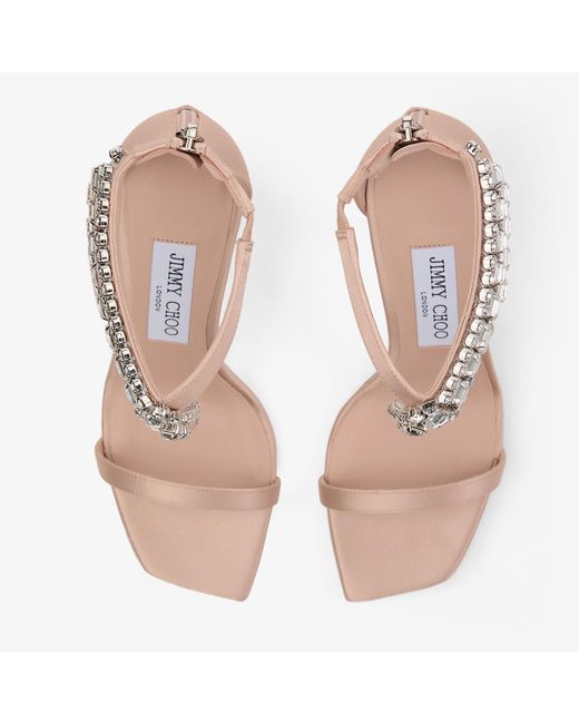 Jimmy Choo White Verity Sandal 100
