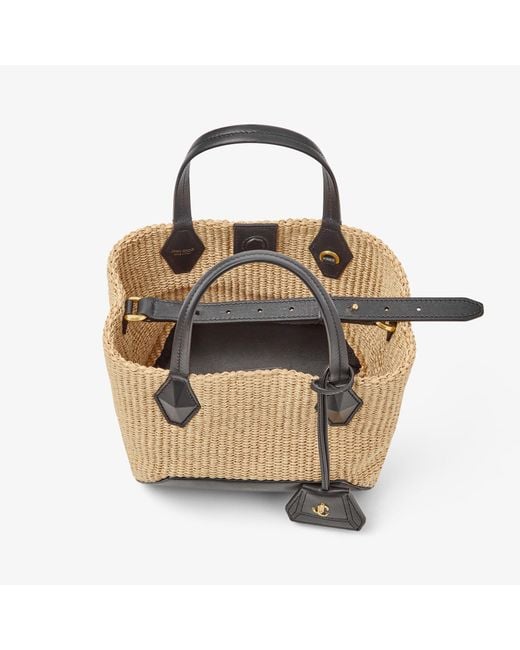 Diamond Tote Small Jimmy Choo en coloris Black