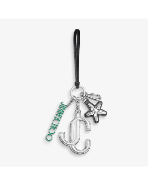 Jimmy Choo White Jc Multi Charm