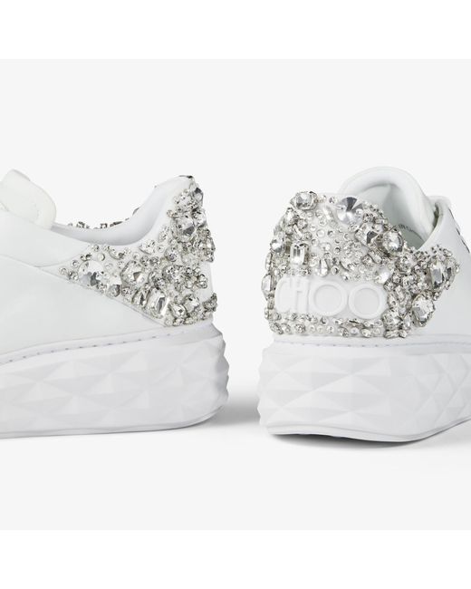 Jimmy Choo White Diamond Maxi F Ii