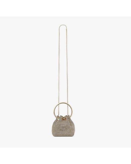 Jimmy Choo Metallic Micro Bon Bon