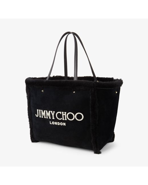 Jimmy Choo Black Avenue tote bag