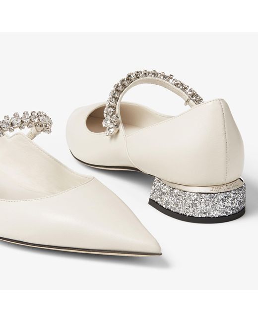 Bing Pump Flat Jimmy Choo en coloris White