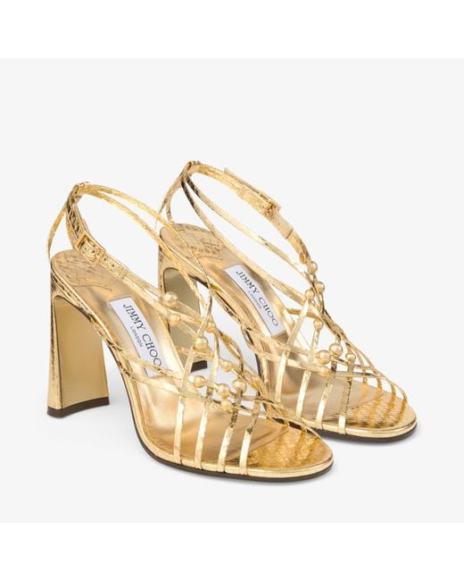 Jimmy Choo Metallic Felice 95