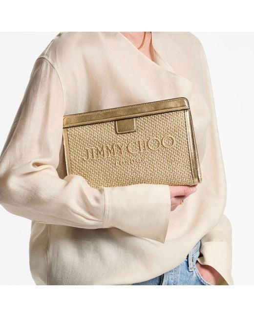 Jimmy Choo Natural Avenue Pouch