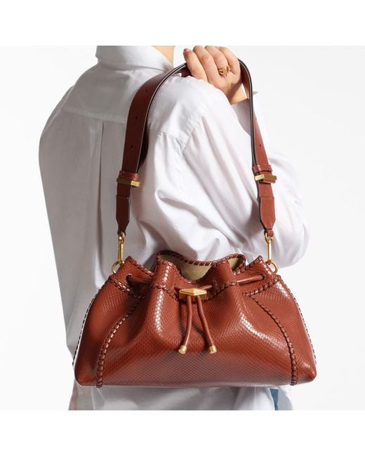 Jimmy Choo Brown Cinch Medium