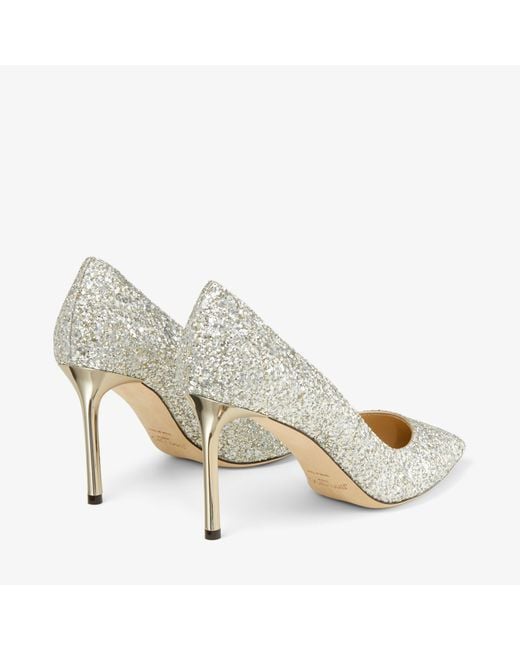 Jimmy Choo Metallic Romy 85
