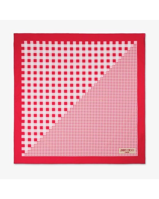 Jimmy Choo Red Sula Bandana