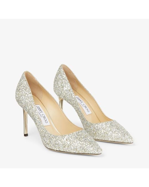Jimmy Choo Metallic Romy 85