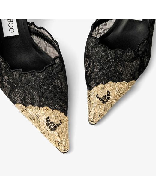 Jimmy Choo Black Faiz Pump 65