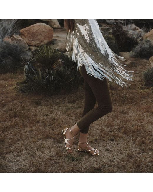 Jimmy Choo Natural Ayla Flat
