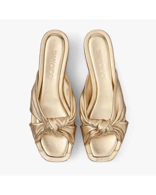 Jimmy Choo Natural Avenue Wedge 50